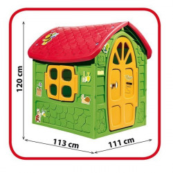 Dečiji komplet za dvorište ( SET 8 ) Kućica + Tobogan + Klackalica + Trambolina - Img 2