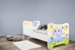 Dečiji krevet 140x70 cm happy kitty SMALL ELEPHANT ( 7537 ) - Img 5