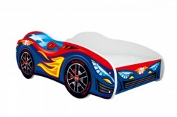 Dečiji krevet 160x80(trkački auto) RED-BLUE CAR ( 7430 ) - Img 4