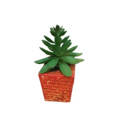 Dekordom cvet u saksiji - succulent cube 654 - n44 ( 024277 )-4