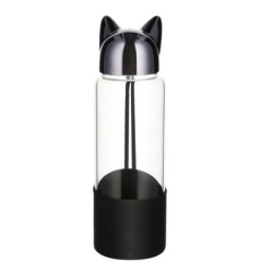 Dekordom flaša za vodu foxy 0.35l - black - hml ( 039028 )-5