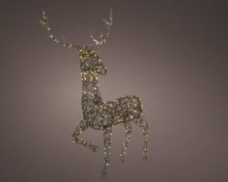 Dekordom novogodišnja dekoracija - led reindeer 100cm 493531 - dark brown - kmg ( 041134 )-2