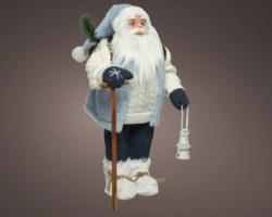 Dekordom novogodišnja dekoracija - santa 45cm 740440 - white/blue - kmg ( 041208 )-2