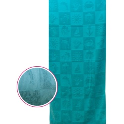 Dekordom plažni peškir beach master - 70x150 - shell turquoise ( 025757 )