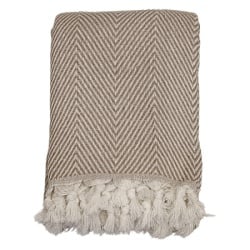 Dekordom prekrivač summer blanket 150x200 - brown ( 024964 )-2