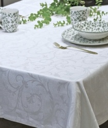 Dekordom stolnjak elegante 140x220 - white t7865-701 ( 024512 )