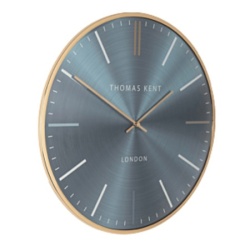 Dekordom Zidni sat oyster 65cm 781105 - steelblue/gold - dcs ( 040110 )