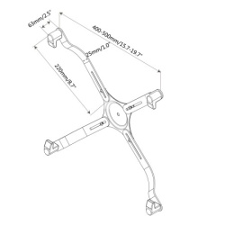 Digitus Adapter za montažu monitora bez VESA standarda ( da-90347 )-1