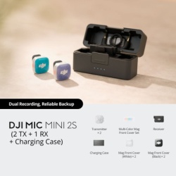DJI Mic Mini 2S (2 TX + 1 RX + Charging Case) Mikrofon  ( CP.RN.00000538.02 ) -6