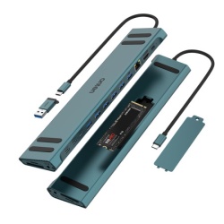 Dock stanica multifunkcionalna usb type-c 17u1 sa prikljuckom m.2 ssd (otn-9399) onten ( AD505 )