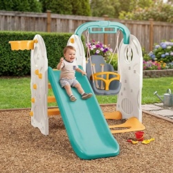 Dolu Set za dvorište 4u1 Set za dvorište - tobogan + ljuljaška + koš ( 026231 )-3