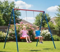 Double Fun 2 - velika ljuljaška za decu - metalna konstrukcija 120x160x200 (1065)