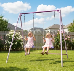 Double Fun 3 - velika ljuljaška za decu - metalna konstrukcija 120x160x200 (1065)