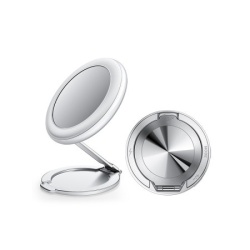 Drzac magnetni ring sa ogledalom za mobilni telefon sivi ( D2090 )