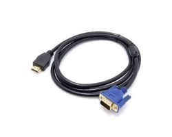 E-green kabl - konvertor hdmi (m) - vga d-sub m/m 1.8m crni