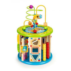 Eco toys drvena edukativna kocka sa igračkama ( HM179520 ) - Img 2