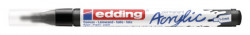 Edding akrilni marker E-5300 fine 1-2mm obli vrh crna ( 12MA53B ) - Img 4