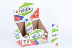 Edukativna igračka - puzzle za decu različitih oblika 24el. 13x5x2 ( 463779 ) - Img 2