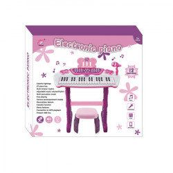 Electronic piano, igračka, klavir za devojčice, set sa stolicom ( 870242 )