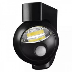 Emos lampa led cob noćno svetlo 3× 1,5 v aa crna p3312 emos ( 1964 )