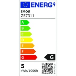 Emos z57311 Led sijalica deco smoked st64 4,5w(19w) 180lm e27 flame ( 3748 )-5