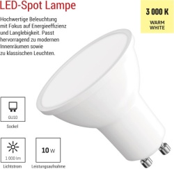 Emos zl8f52  Led sijalica basic mr16 10w(72w) 1000lm gu10 ww ( 3780 )-6