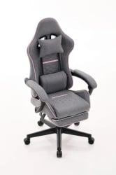 Eplaygame hc-4095 pg platno/sivo roze gaming stolica