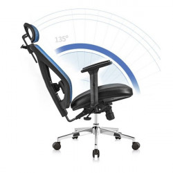 Ergo office plus - Radna anatomska stolica V2 - Crna - Img 5