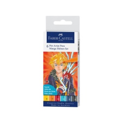 Faber Castell pitt art set manga 1/6 167157 ( C417 )