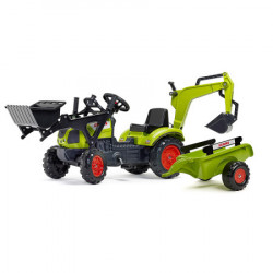 Falk Toys traktor na pedale sa kašikama i prikolicom ( 2040N )