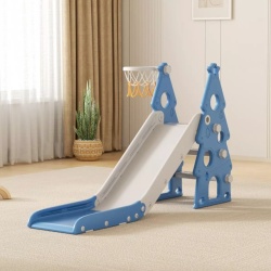 Feelkids Dečji tobogan sa košem"Šuma”, Plavi ( 26223 )