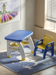 Feelkids Komplet: sto + stolica za decu - Teget / žuta ( 20698 )