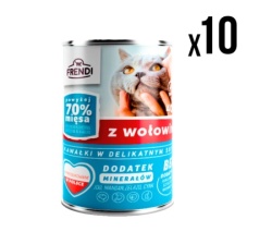 Frendi konzerva za mačke govedina 400g x10 komada ( 5739 )