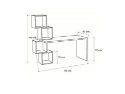 Futrix Radni sto Kocka ( 31490 ) -2