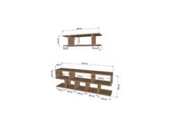 Futrix Tv komoda Evi 13 Zlatni hrast  ( 30677 ) -2