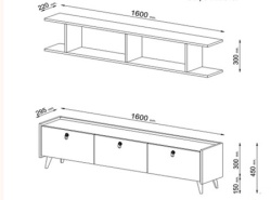 Futrix Tv komoda Indore drvni dezen ( 34505 ) -3