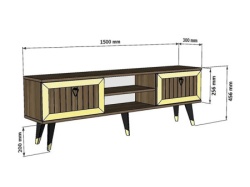 Futrix Tv komoda Lidya orah- zlato ( 38397 ) -4