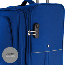 Gabol kofer srednji 42x67x29 cm polyester 71,3l-3,3 kg Lisboa plava ( 16KG122746E ) - Img 6