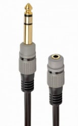 Gembird 6.35mm to 3.5mm audio adapter cable, 0.2m A-63M35F-0.2M - Img 2