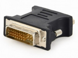 Gembird adapter DVI-I 24+5-pin male to VGA 15-pin HD (3 rows) female, black DVI-I A-DVI-VGA-BK - Img 2