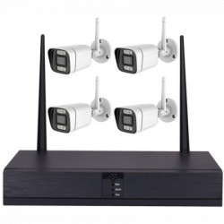 Gembird CAM-IP3MP-WiFiKITXM4 3 megapiksela set wifi 4 kamere full color app xmeye sa mikrofonom