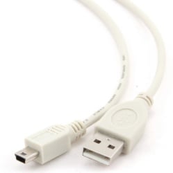 Gembird CC-USB2-AM5P-3 Mini-USB kabl 0.9m White-6