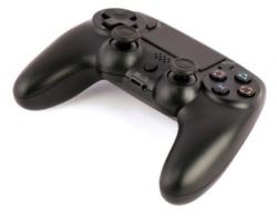 Gembird JPD-PS4BT-01-BK  PC/PS4 Bezicni gamepad sa dvostrukom vibracijom, Black-3