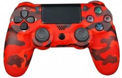 Gembird JPD-wireless-thrillershock PC/PS4 RED CAMO gembird bezicni gamepad sa dvostrukom vibracijom - Img 1