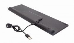 Gembird KBS-ECLIPSE-M500 backlight pro business slim wireless desktop set, US layout, black - Img 5