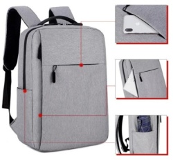 Gembird ncc-15-klb011 ranac poslovni sivi za laptop 15,6inc 41x28x12cm usb konektor