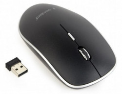 Gembird necujni bezicni mis 2,4GHz opticki USB 800-1600Dpi black 115mm MUSW-4BS-01 - Img 4