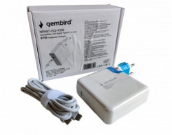 Gembird NPA87-202-4300 (TJ-354B Apple Type-C/USB-C) punjac za laptop 87W-20,2V-4.3A, USB Type-C - Img 2