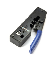 Gembird T-WC-06 Klesta za krimpovanje CAT.7 LAN pass-through plug, 8P8C, 6P6C, blue