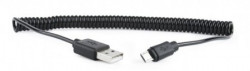 Gembird USB 2.0 a-plug to micro b-plug spiralni kabl 1.8mCC-mUSB2C-AMBM-6 - Img 2